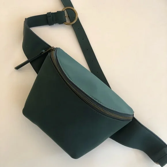 ASOS Bags Green Faux Suede Fanny Pack Poshmark